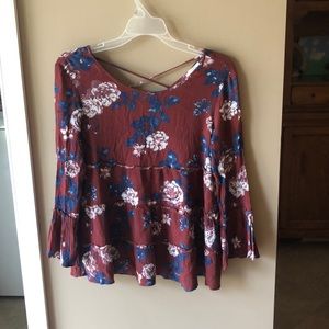 Charming Charlie flowy top
